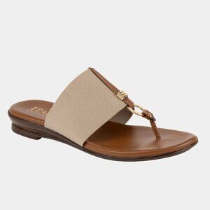 Italian Shoemakers Selah Thong Neutral/Tan Sandal - Size - Women's 9.5
